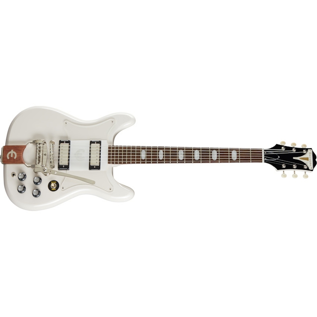 Epiphone Crestwood Custom Tremotone Elektro Gitar (Polaris White) 7