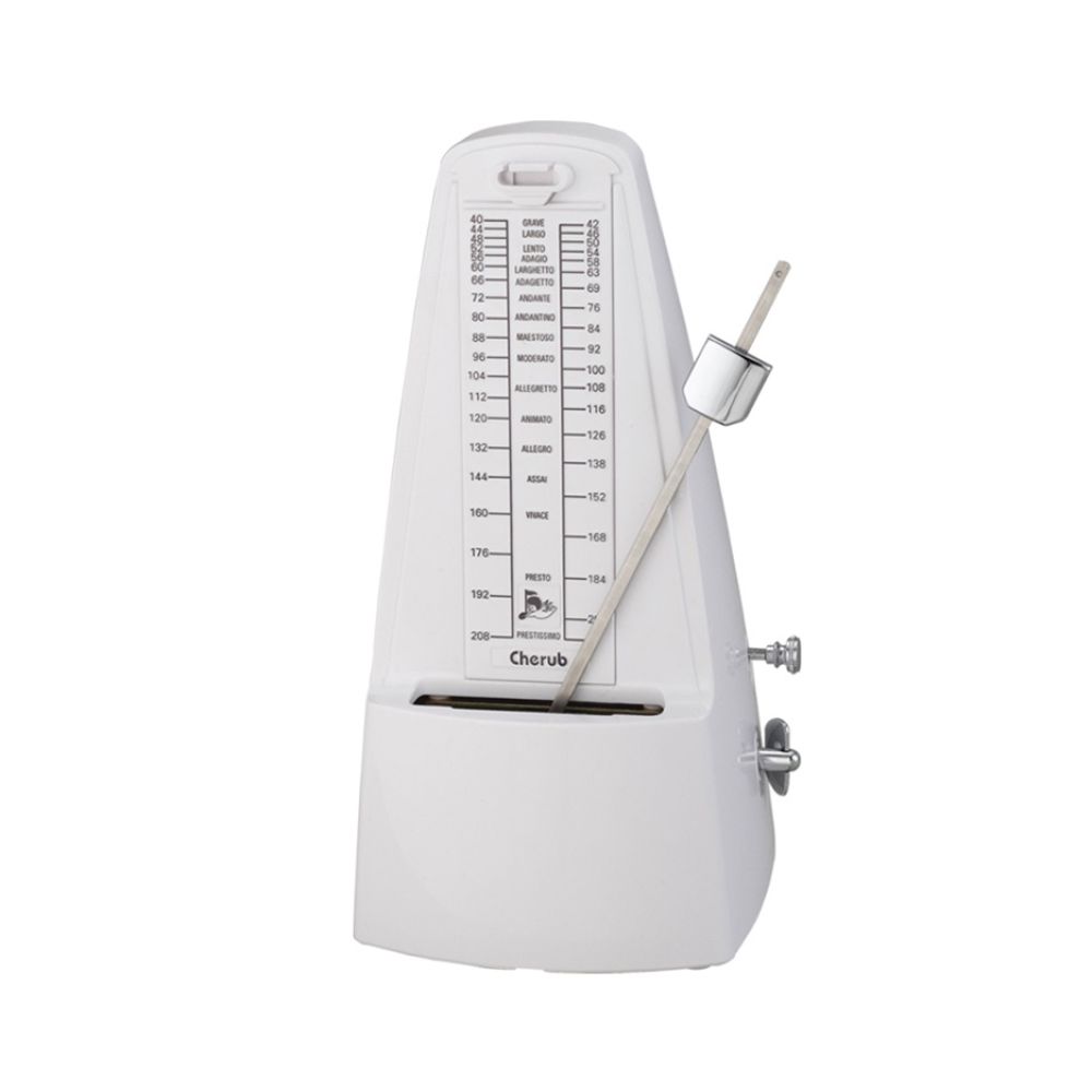 Cherub WSM-305 Beyaz Mekanik Metronom 2