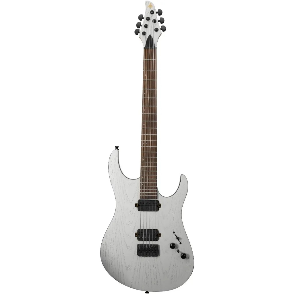 Donner DMT-200 Metal Elektro Gitar (Metallic Sliver) 1