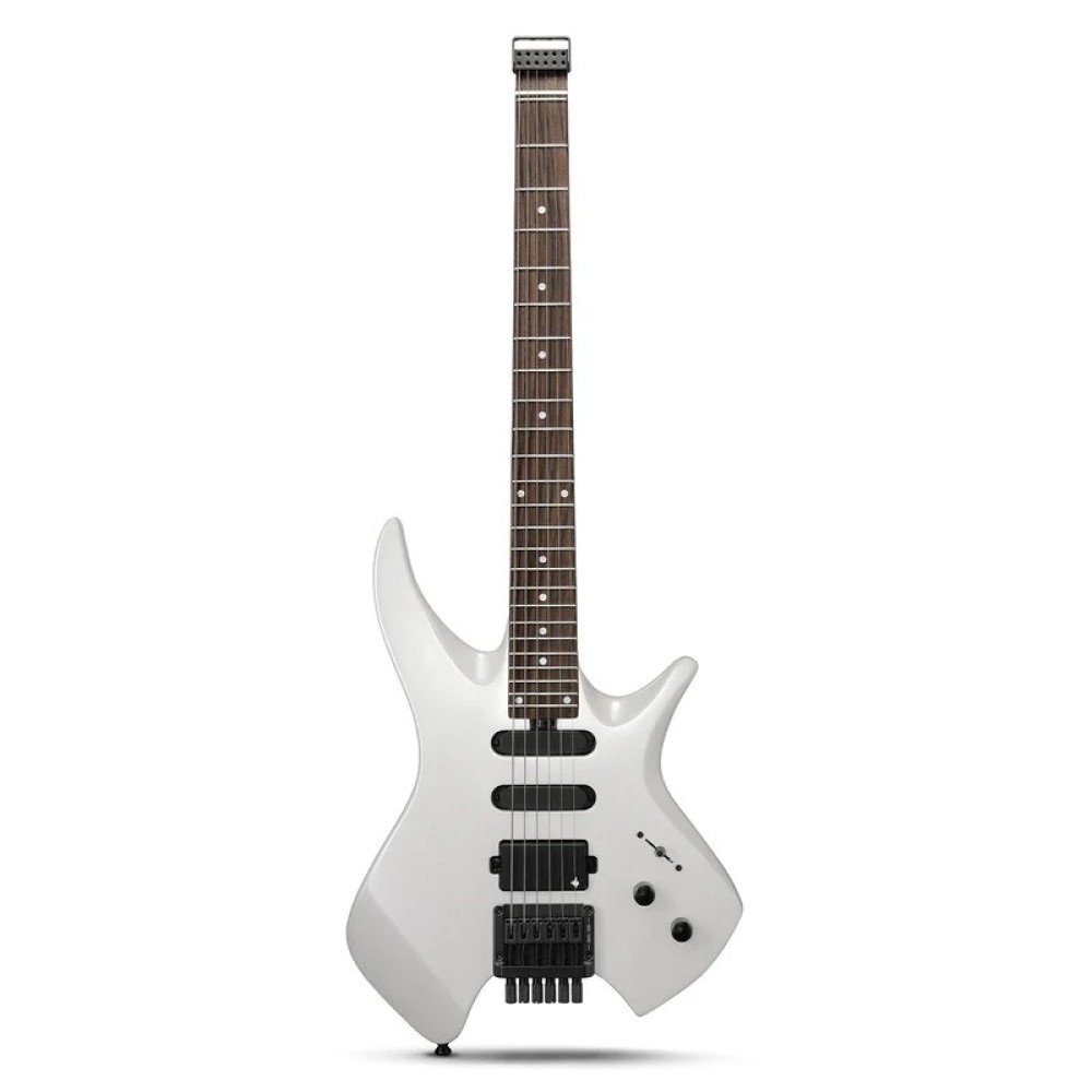 Donner HLX-500 Headless Elektro Gitar (Beyaz) 1