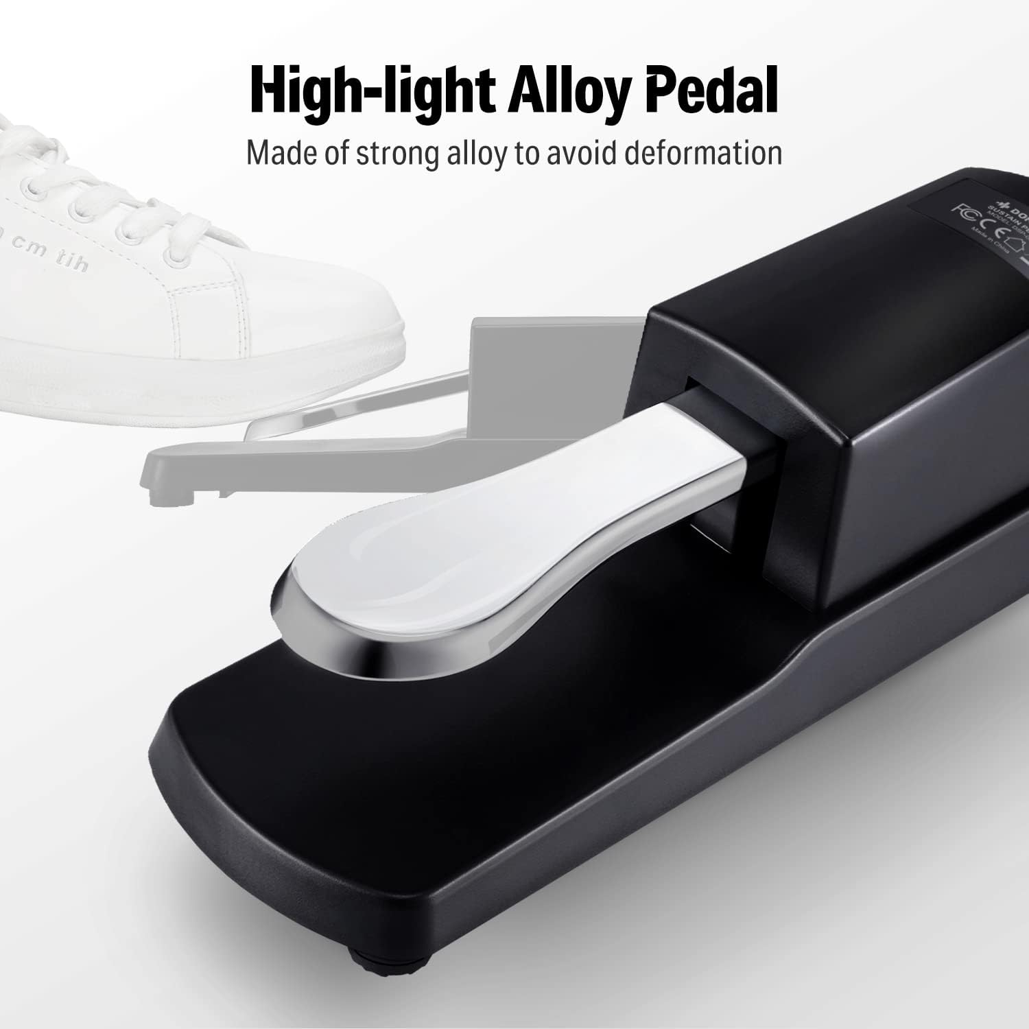 Donner DSP-001 Sustain Pedal (Klavye ve Piyano Uyumlu) 4