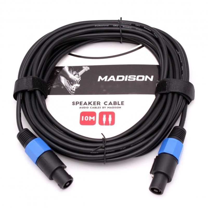 Madison Hoparlör Kablosu Speakon Jack 10 Metre- SİYAH 2