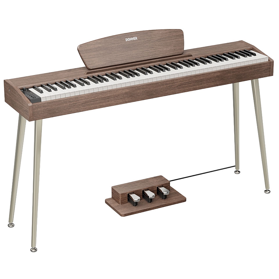 Donner DHP-100 Pro Dijital Piyano (Walnut) 1