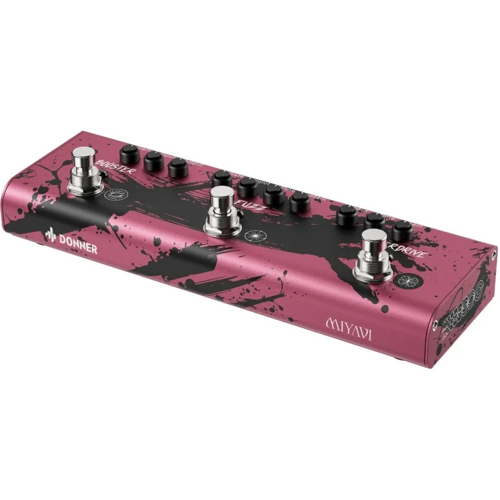 Donner Miyavi Signature Bloodsteel Triple Gitar Pedalı 2