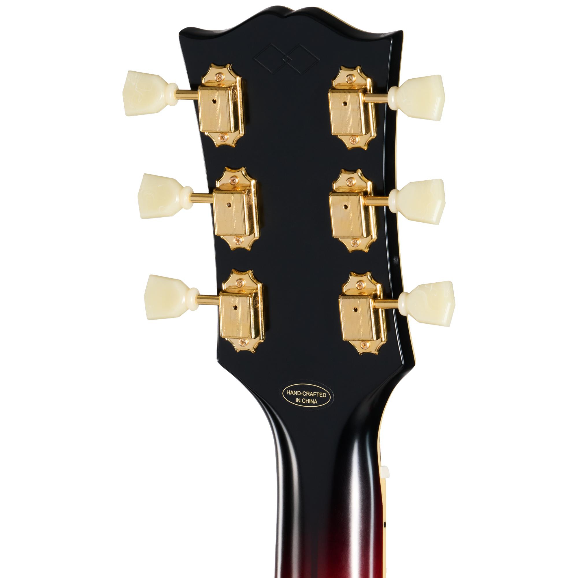 Epiphone Inspired by Gibson Custom 1957 SJ-200 Reissue Elektro Akustik Gitar (Vintage Sunburst) 6