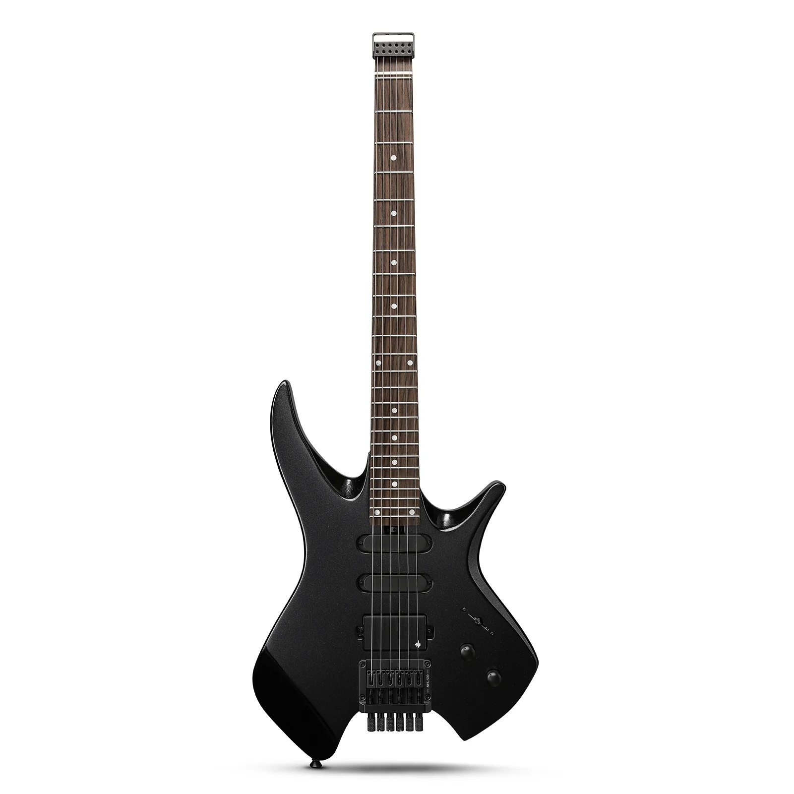 Donner HLX-500 Headless Elektro Gitar (Siyah) 1