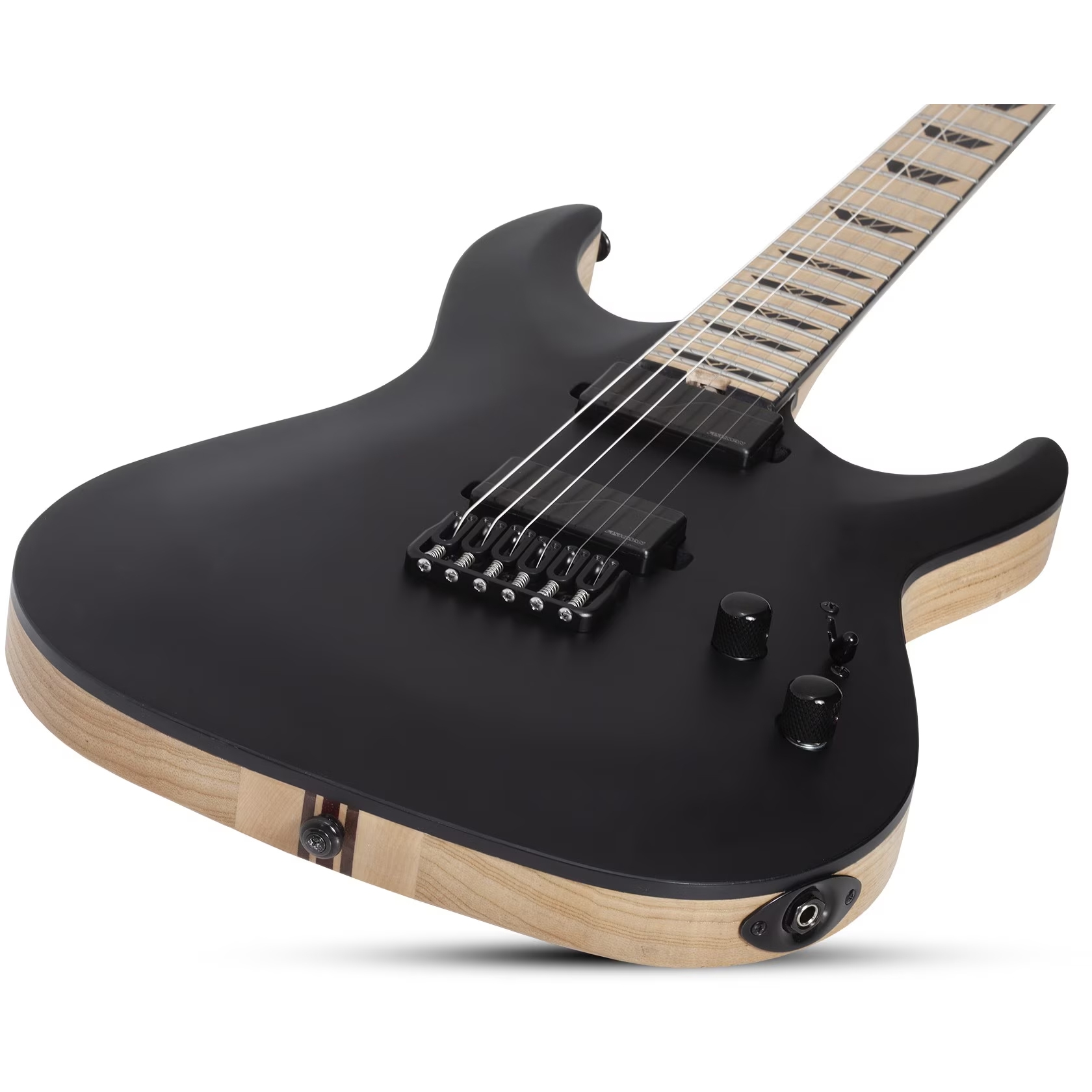 Schecter C-1 SLS Custom Elektro Gitar (Satin Black) 2