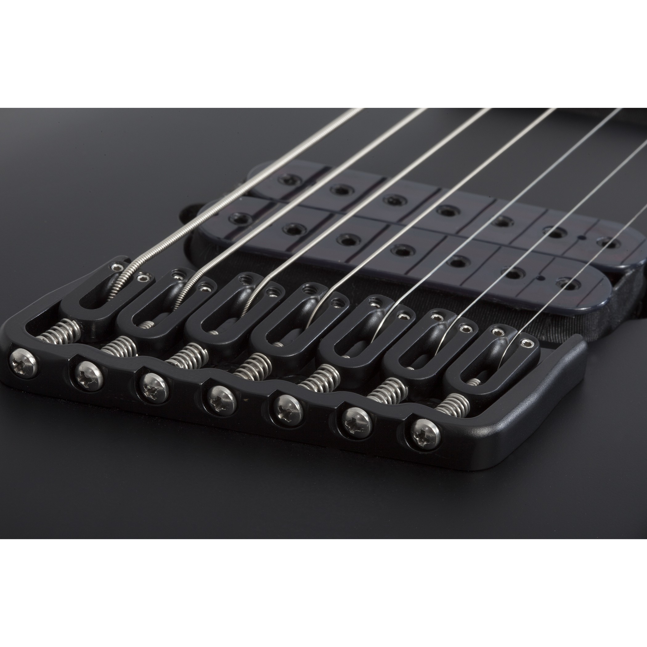 Schecter Damien-7 Multiscale 7 Telli Elelktro Gitar (Mat Siyah) 4