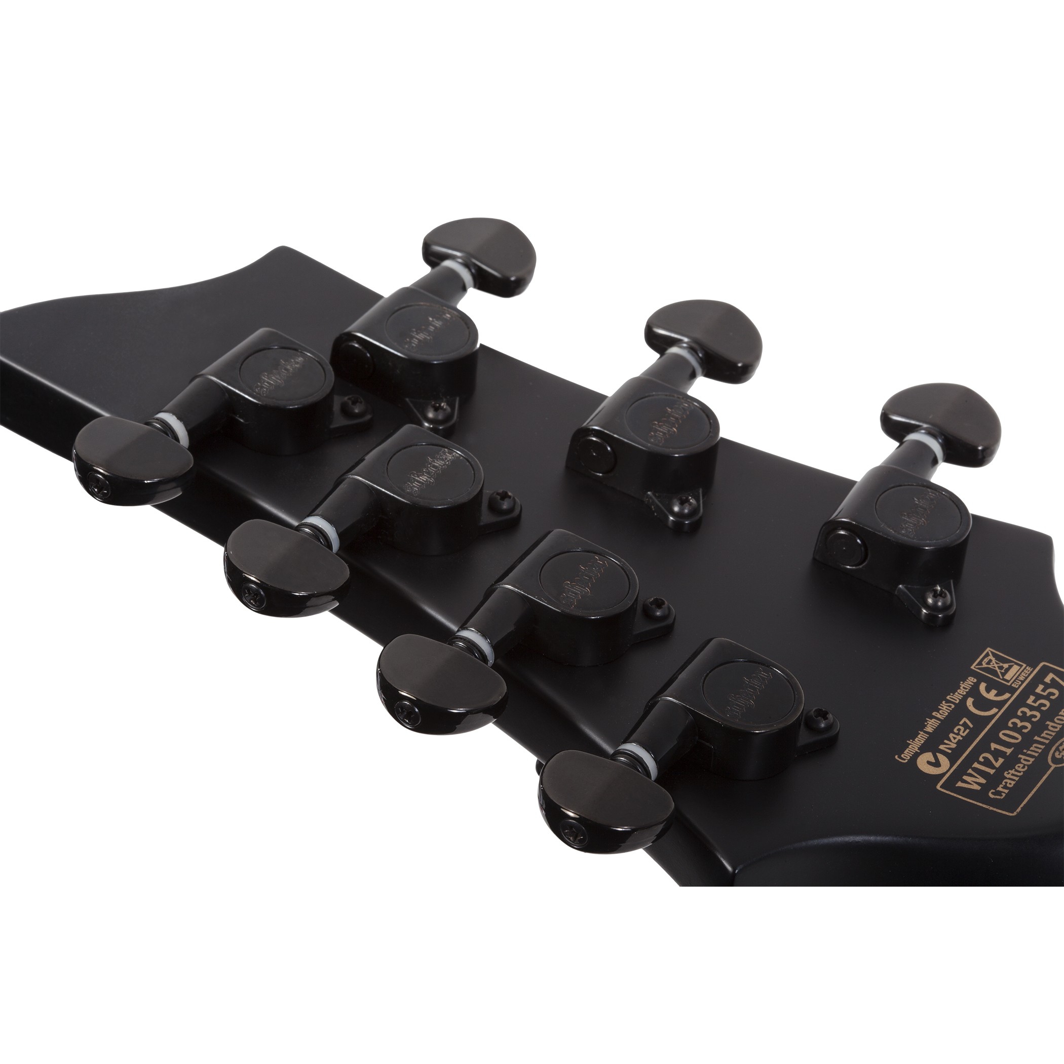 Schecter Damien-7 Multiscale 7 Telli Elelktro Gitar (Mat Siyah) 7
