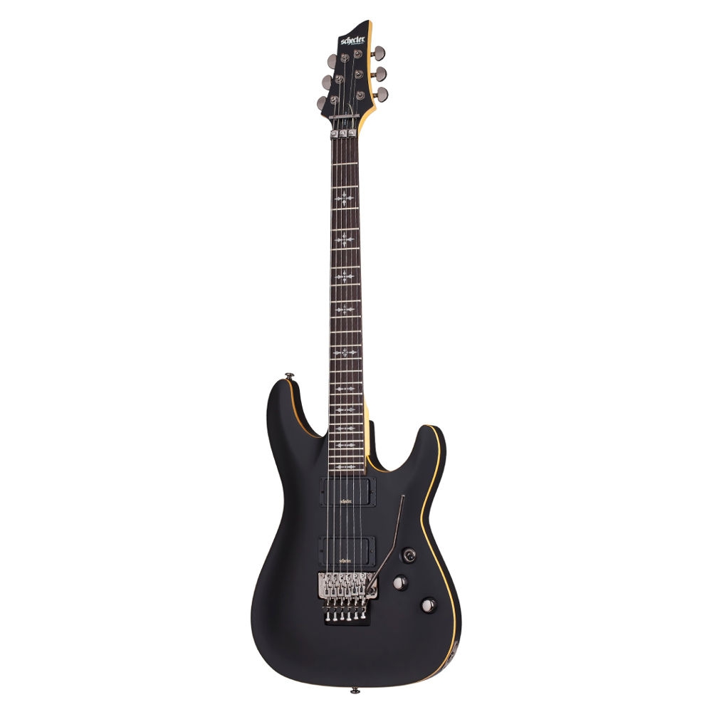 Schecter Demon-6 FR SBK Elektro Gitar (Aged Black Satin) 1