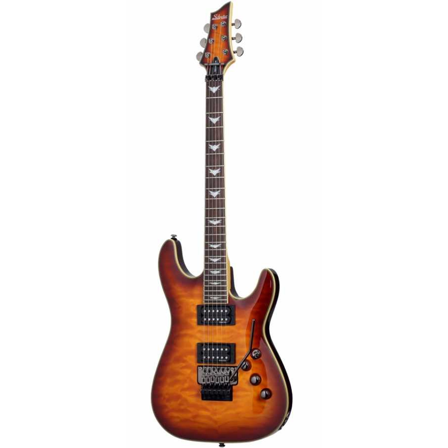 Schecter Omen Extreme 6 FR Elektro Gitar (Vintage Sunburst) 1