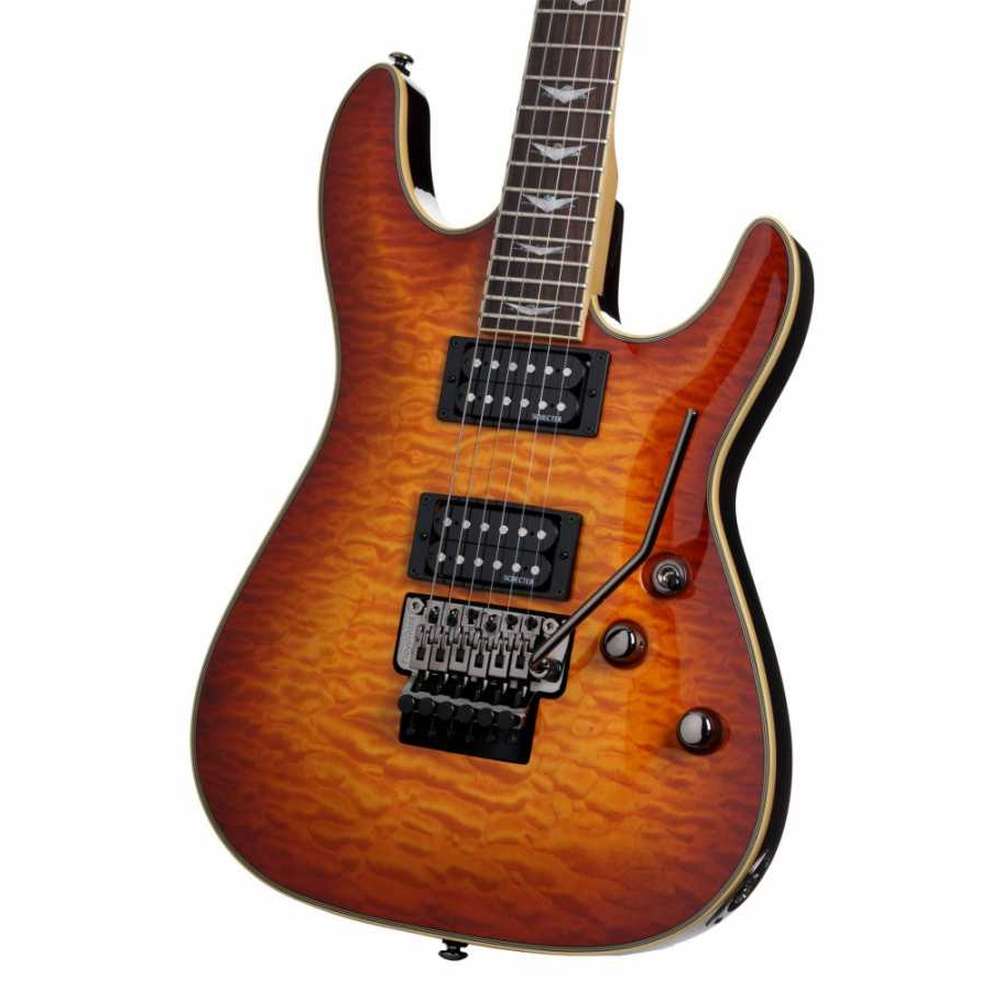 Schecter Omen Extreme 6 FR Elektro Gitar (Vintage Sunburst) 3