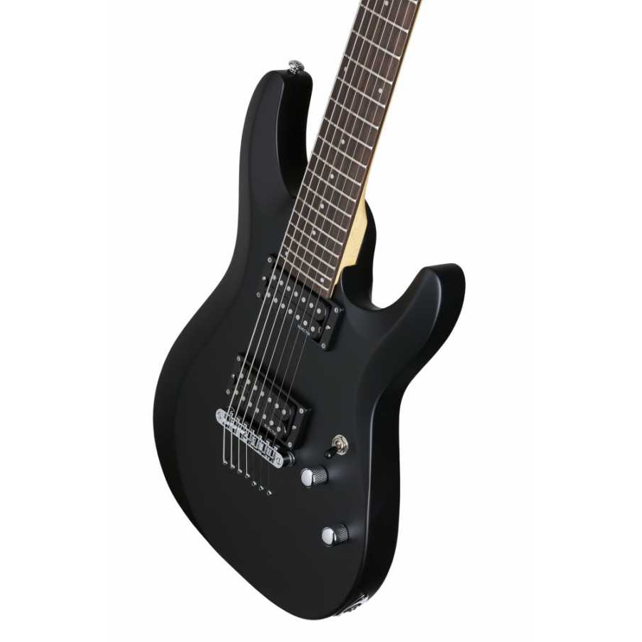 Schecter C-7 Deluxe Elektro Gitar (Satin Black) 4