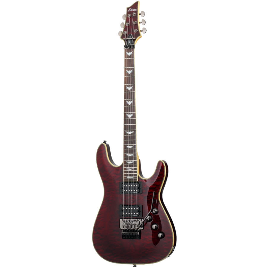 Schecter Omen Extreme 6 FR Elektro Gitar (Crimson Black) 1