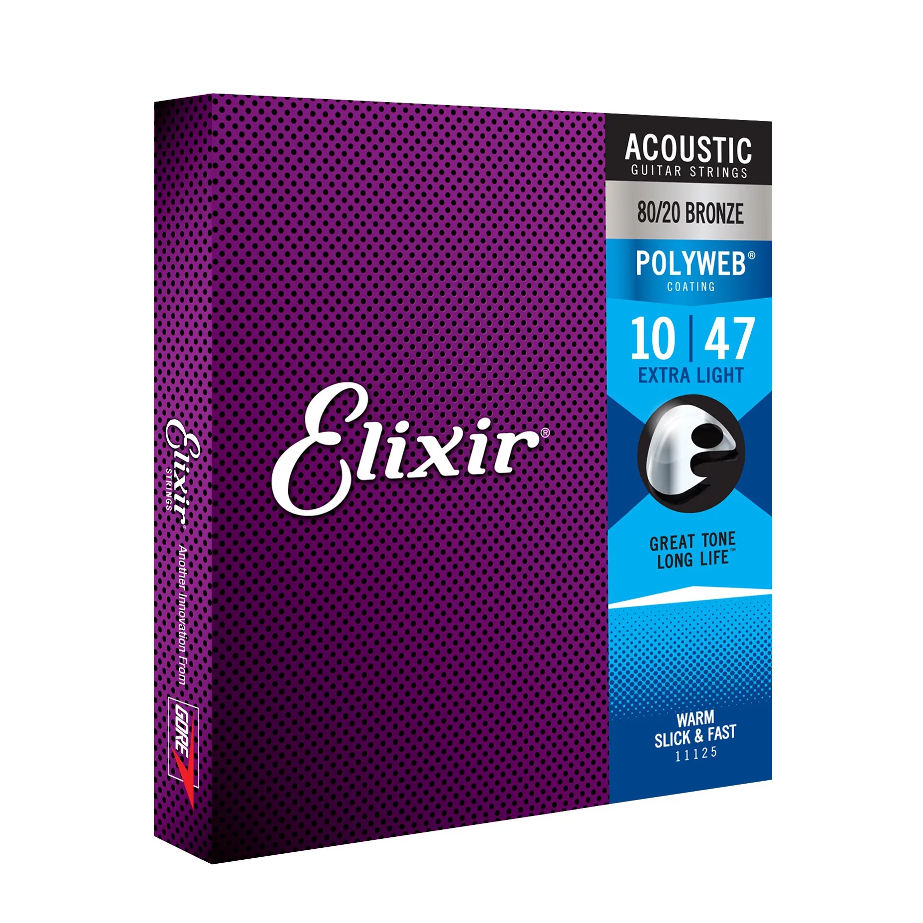 Elixir 11000 Polyweb Bronze  Extra Light Akustik Gitar Teli (.010-.047) 2