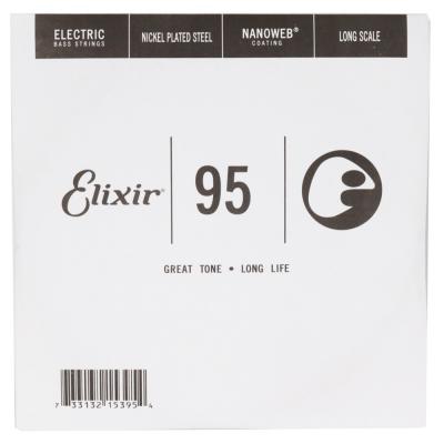 Elixir NANOWEB Coating Long Scale Tek Bas Gitar Teki (.095) 1