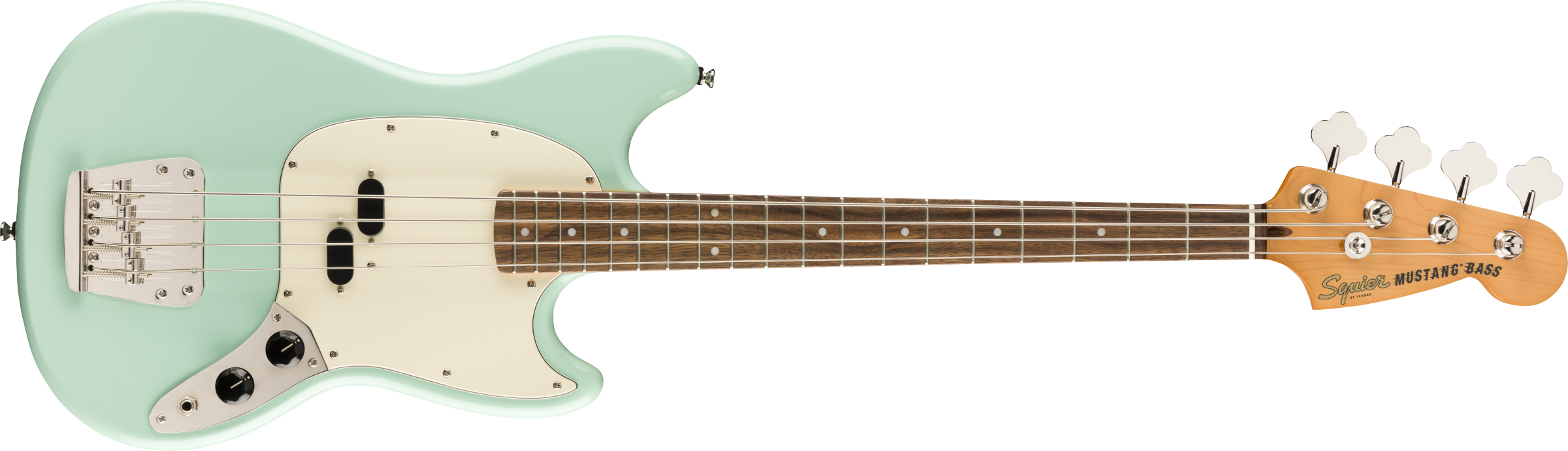 Squier Classic Vibe 60s Mustang Bass Laurel Klavye Surf Green Bas Gitar 1