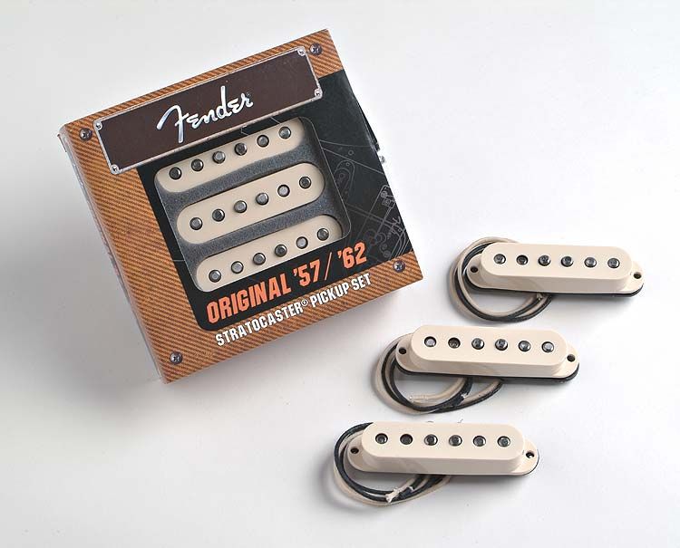 Fender Vint. &apos;57/&apos;62 Strat Pickups Set WHT 1