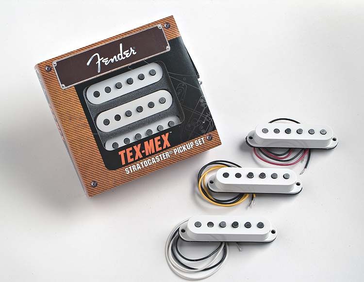 Fender Tex-Mex Strat Pickups Set WHT 1