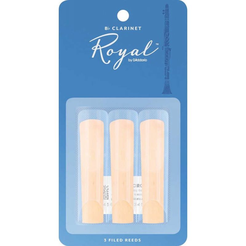 Rico Royal Rcb0325 Royal Bb Klarnet Kamışı, (3’lü Paket), No:2.5 1