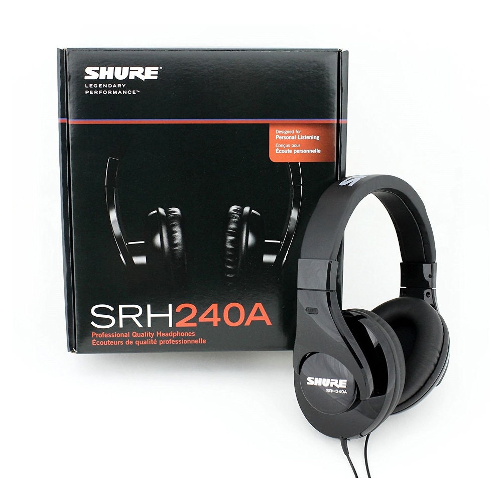 Shure SRH240A-EFS Closed Back Stüdyo Kulaklığı 1