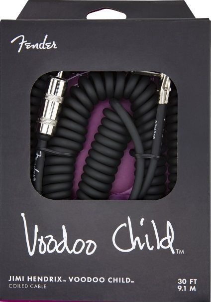 Fender JH VOODOO CHILD CABLE BLK 30 2