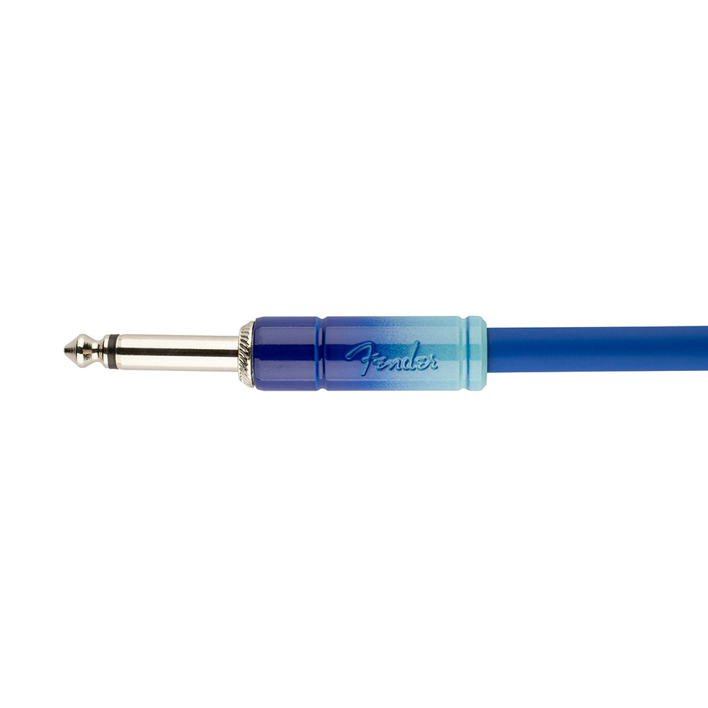 Fender Ombré Düz/Düz Uçlu 3m Belair Mavi Enstrüman Kablosu 3