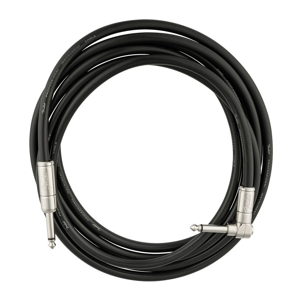 Fender Professional Kill Switch Düz/L Uçlu 3m Enstrüman Kablosu 1