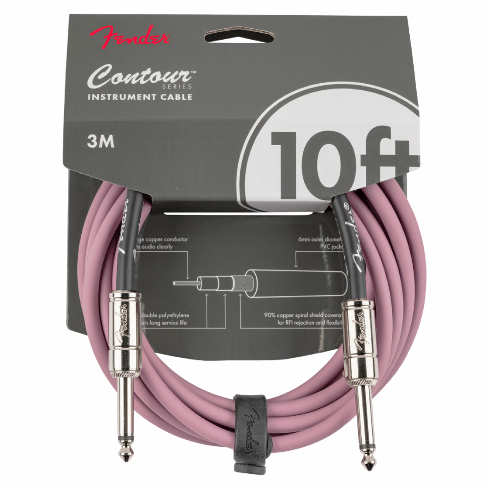 Fender Contour Serisi 5,5m Burgundy Mist Enstrüman Kablosu 1