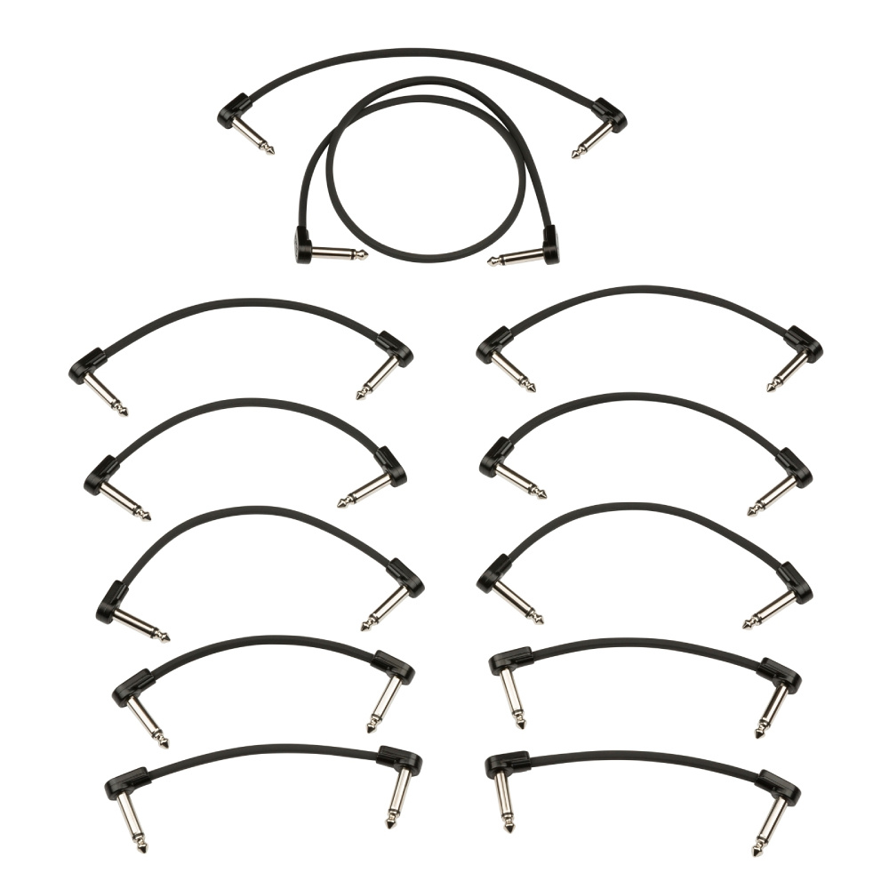 Fender Blockchain Patch Cable Kit Medium Siyah Patch Kablosu 1