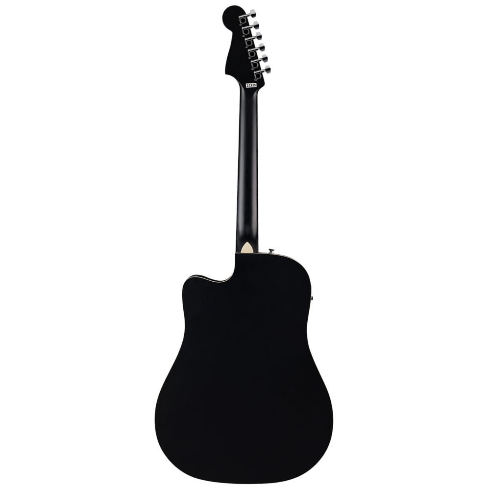 Fender California Debut Redondo CE Dreadnought Ceviz Klavye Black Elektro Akustik Gitar 2