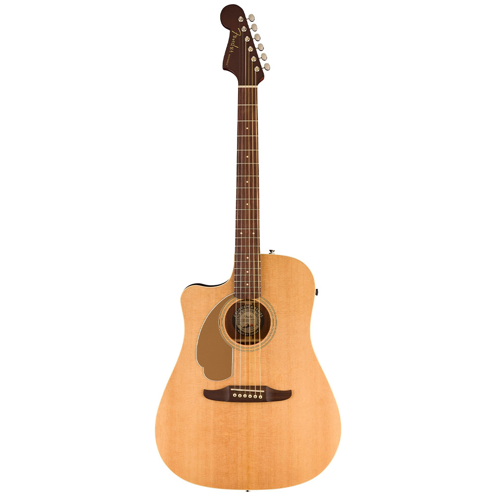 Fender Redondo Player Ceviz Klavye GPG Natural Solak Elektro Akustik Gitar 1