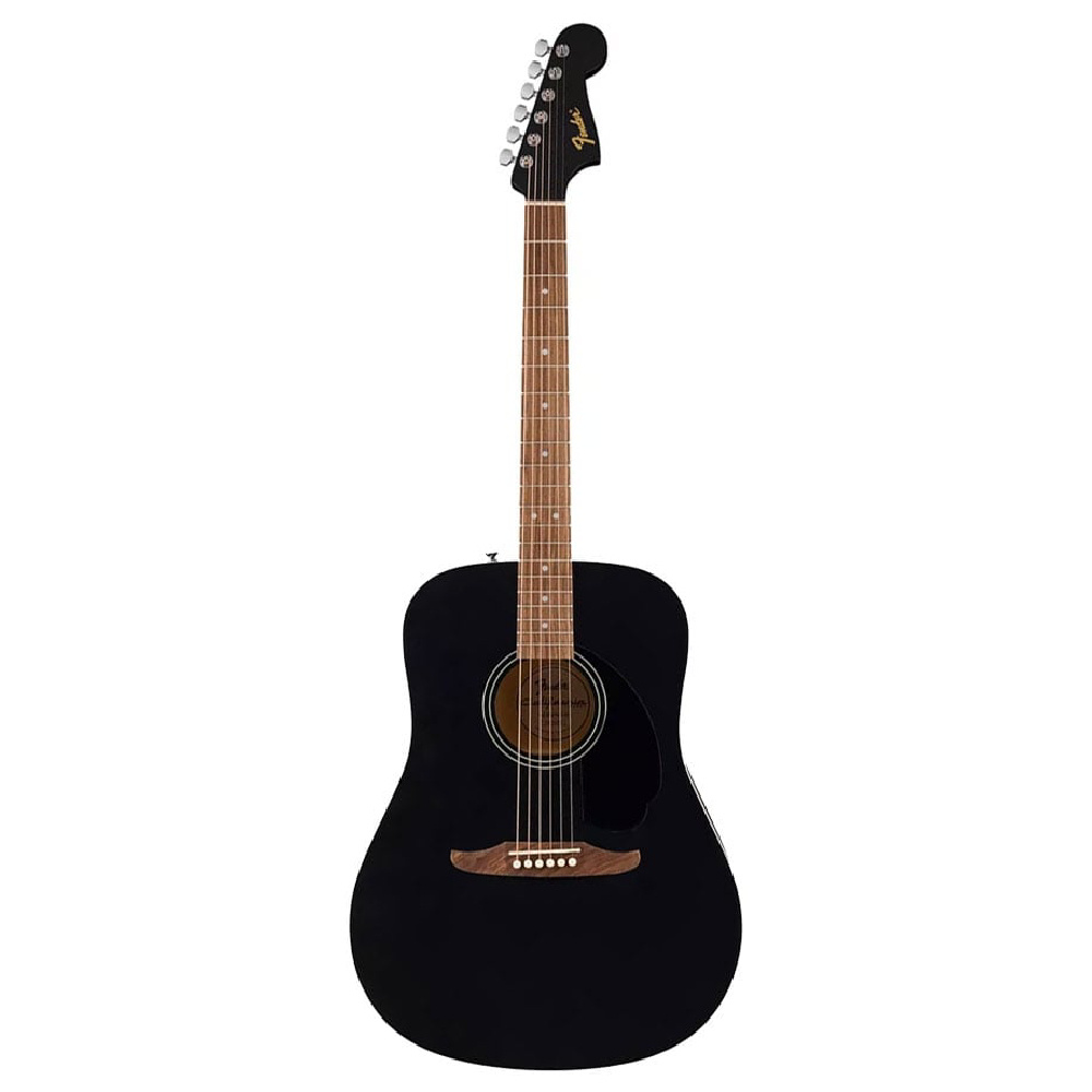 Fender California Debut Redondo Dreadnought Ceviz Klavye Black Akustik Gitar 1