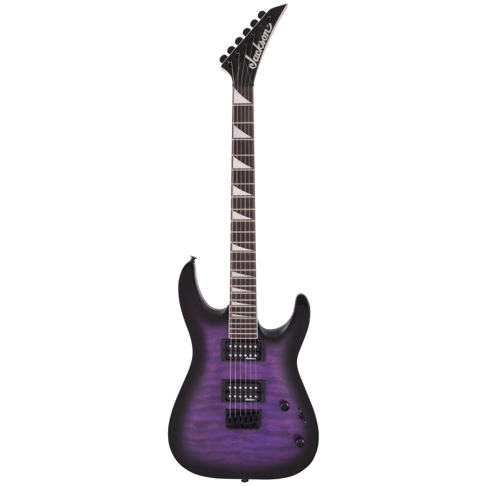 Jackson JS Dinky Arch Top JS32Q DKA HT Amaranth Klavye Transparent Purple Burst Elektro Gitar 1
