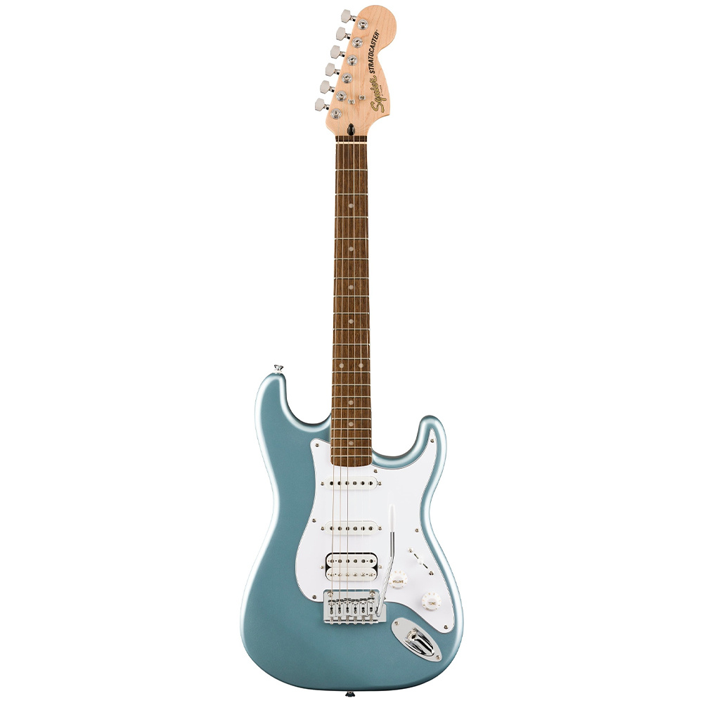 Squier Affinity Stratocaster Junior HSS Laurel Klavye WPG Ice Blue Metallic Elektro Gitar 1
