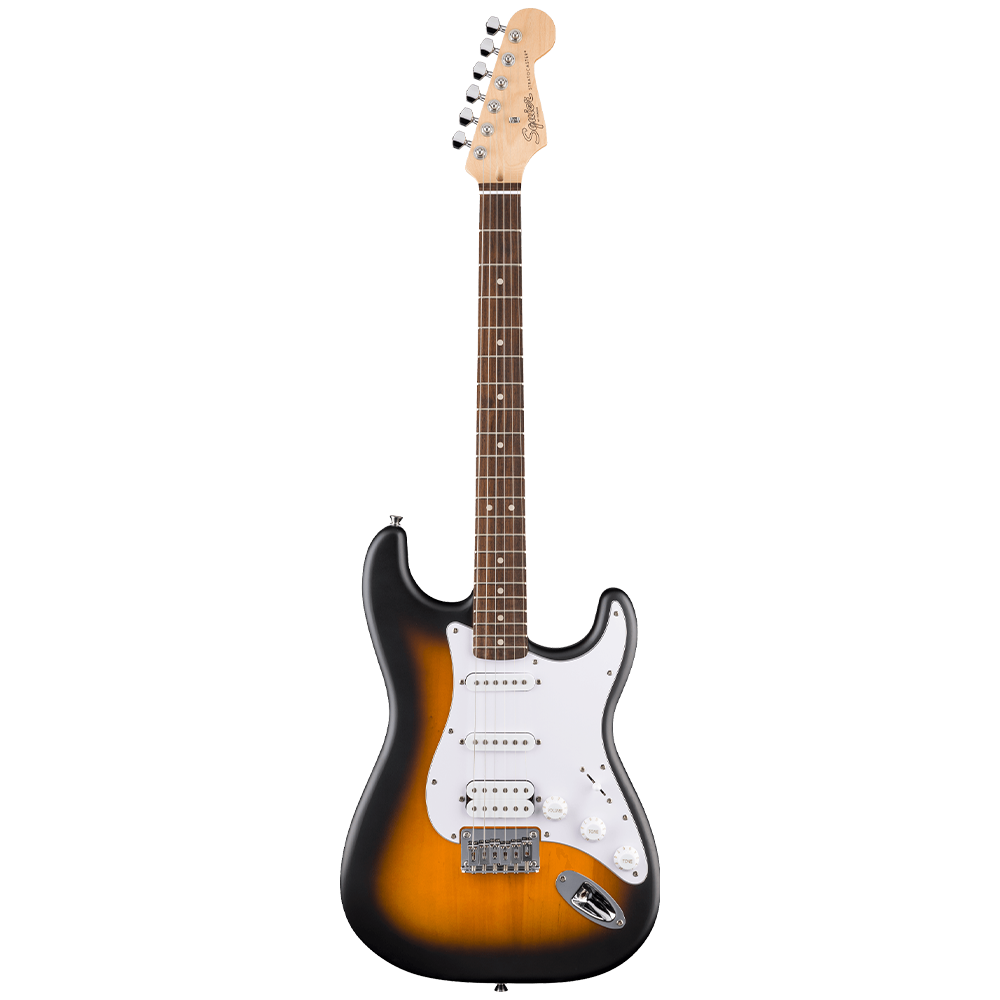 Squier Debut Stratocaster HSS Sabit Köprü Laurel Klavye 2 Ton Sunburst Elektro Gitar 1