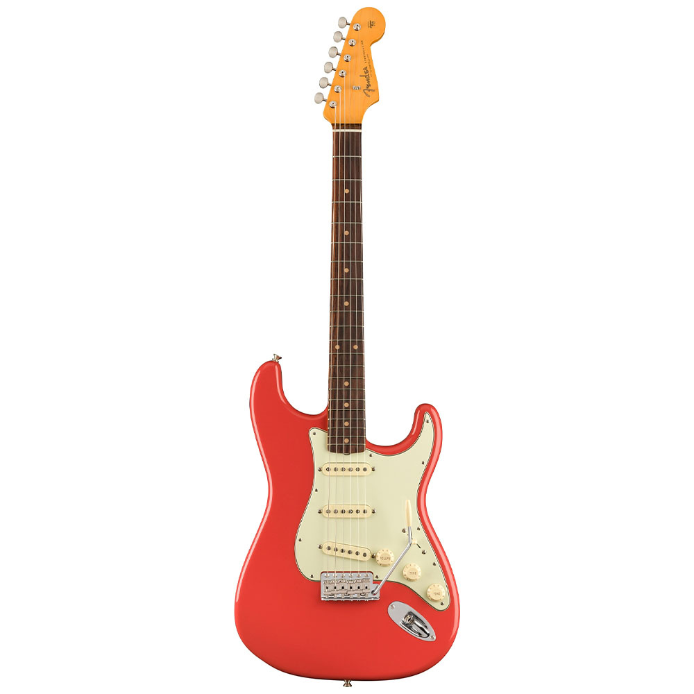 Fender American Vintage II 1961 Stratocaster Gülağacı Klavye Fiesta Red Elektro Gitar 1