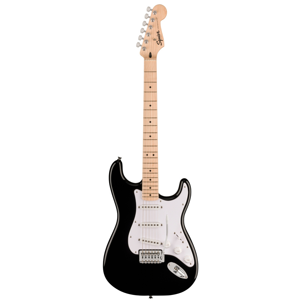 Squier Sonic Stratocaster Akçaağaç Klavye WPG Black Elektro Gitar 1