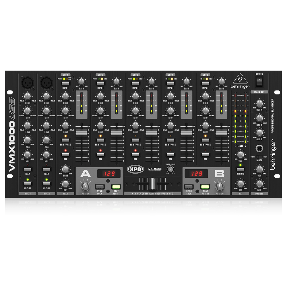 BEHRINGER PRO MIXER VMX1000USB / DJ Kontrol Ünites 1
