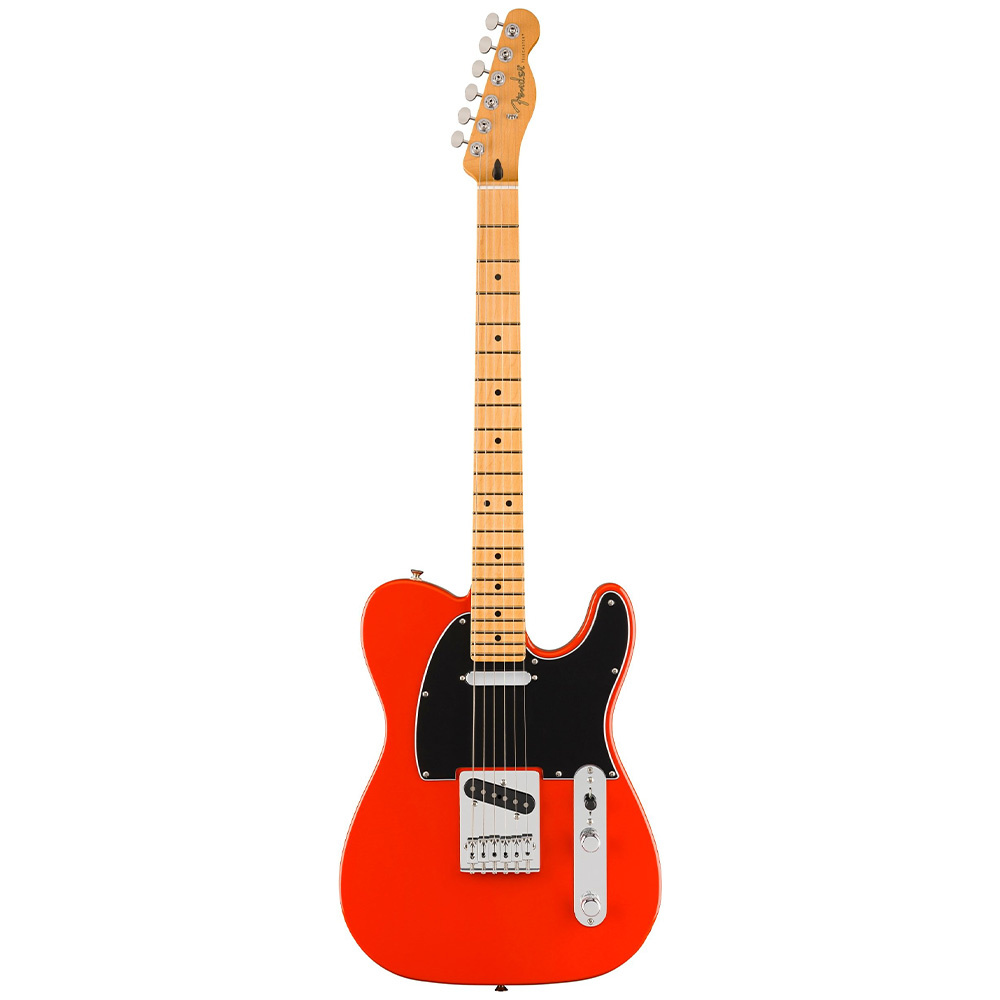 Fender Player II Telecaster Akçaağaç Klavye Coral Red Elektro Gitar 1