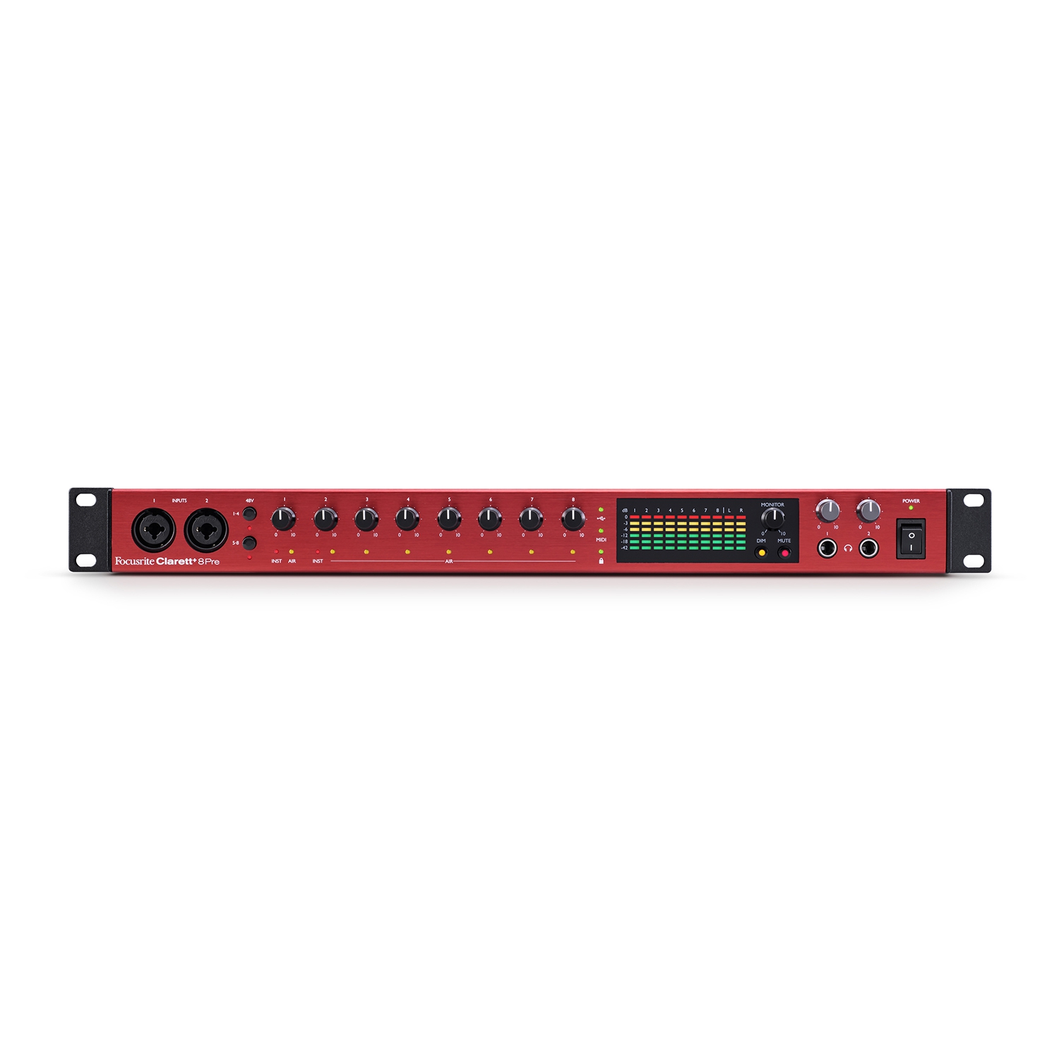 Focusrite Clarett+ 8Pre USB-C Ses Kartı 1