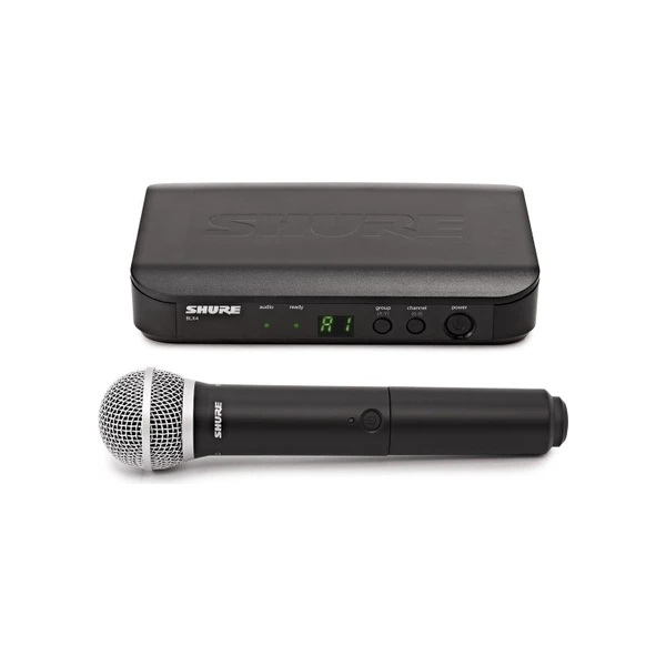 Shure BLX24RE/SM58-H8E Kablosuz El Mikrofonu Sistemi 1
