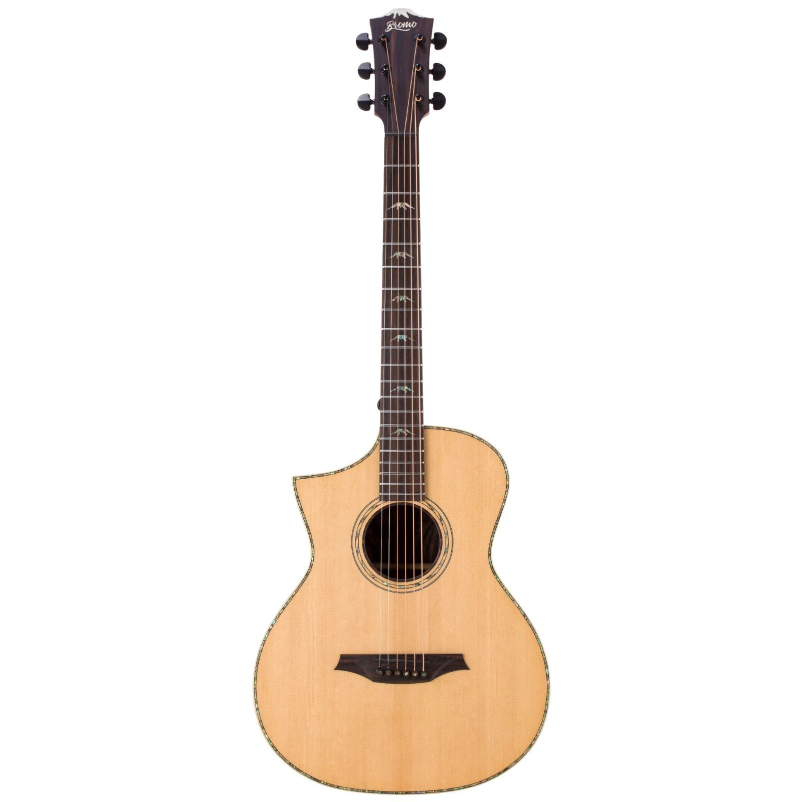 Bromo BAR5CEL Concert Rocky Series Solak Elektro  Akustik Gitar (Natural) 1