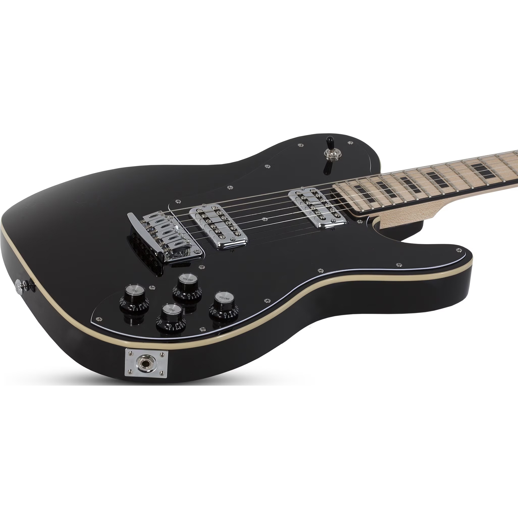 Schecter PT Fastback Elektro Gitar (Gloss Black) 3