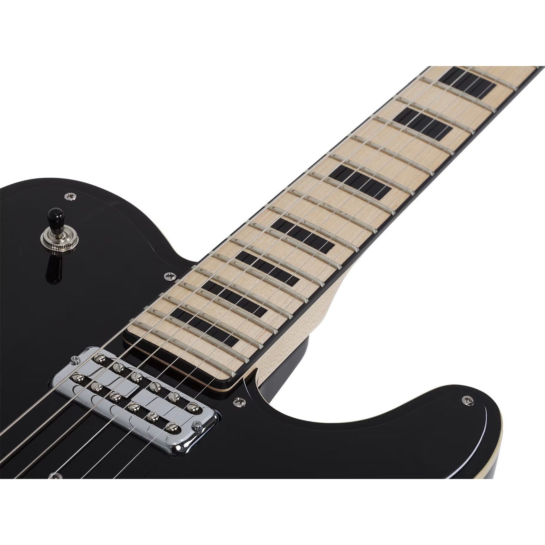 Schecter PT Fastback Elektro Gitar (Gloss Black) 6