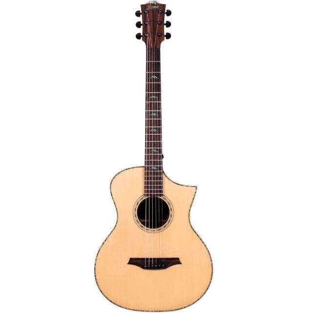 Bromo BAR5CE Hillside Concert Elektro Akustik Gitar (Natural) 1
