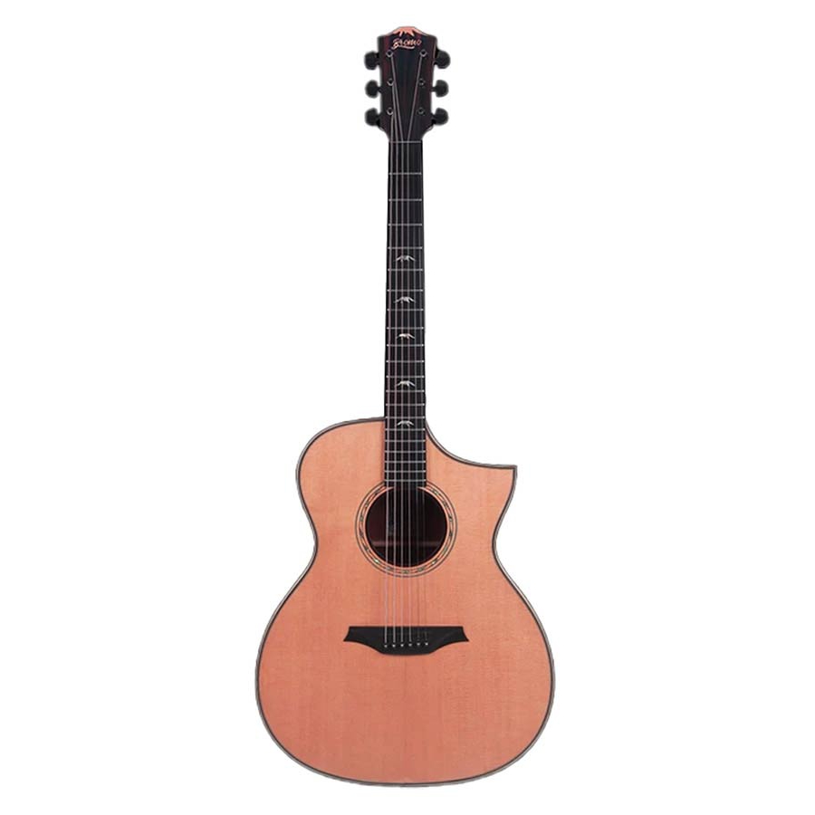 Bromo BAT4CE Elektro Akustik Gitar (Natural) 1