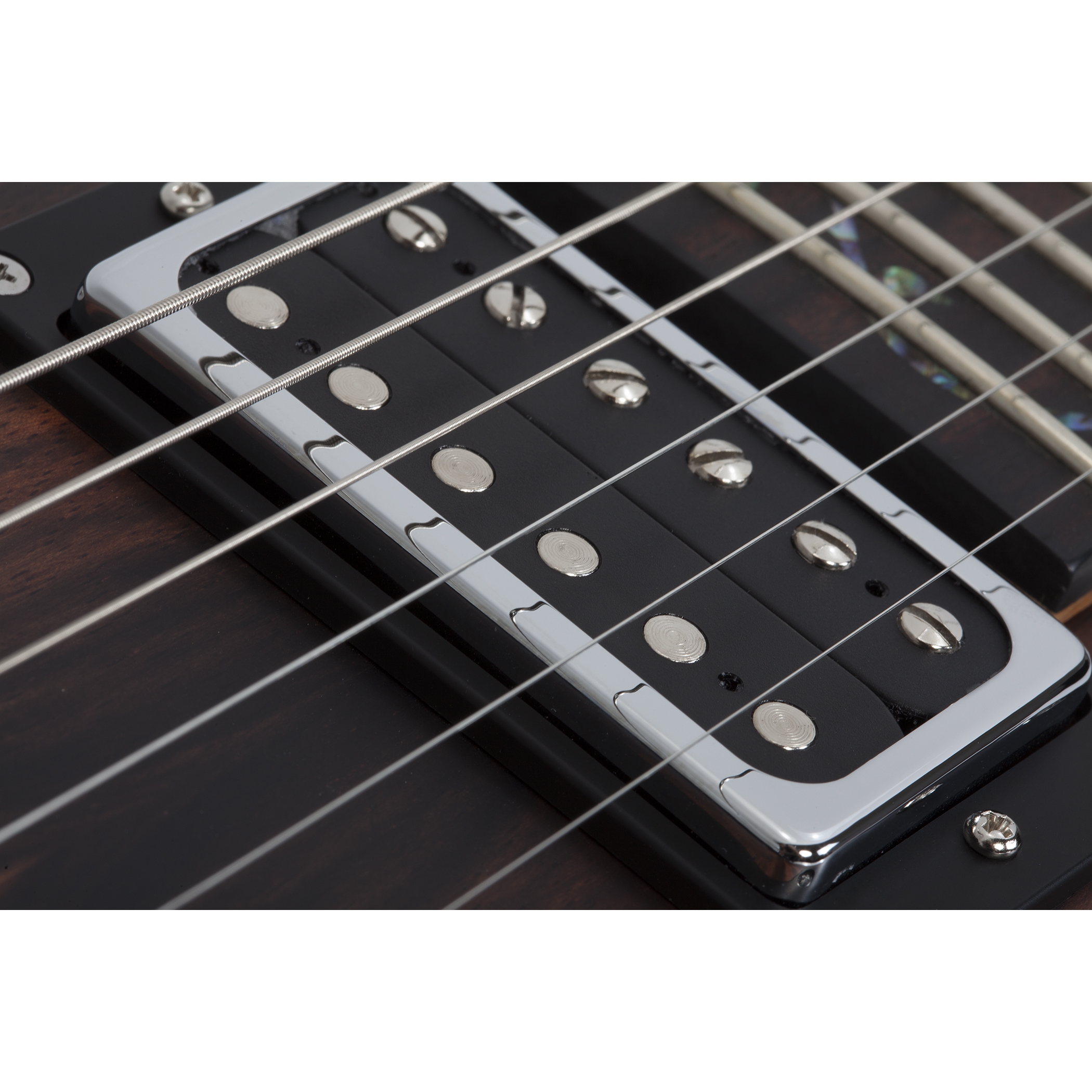 Schecter C-1 Exotic Ebony Elektro Gitar (Natural Satin) 7