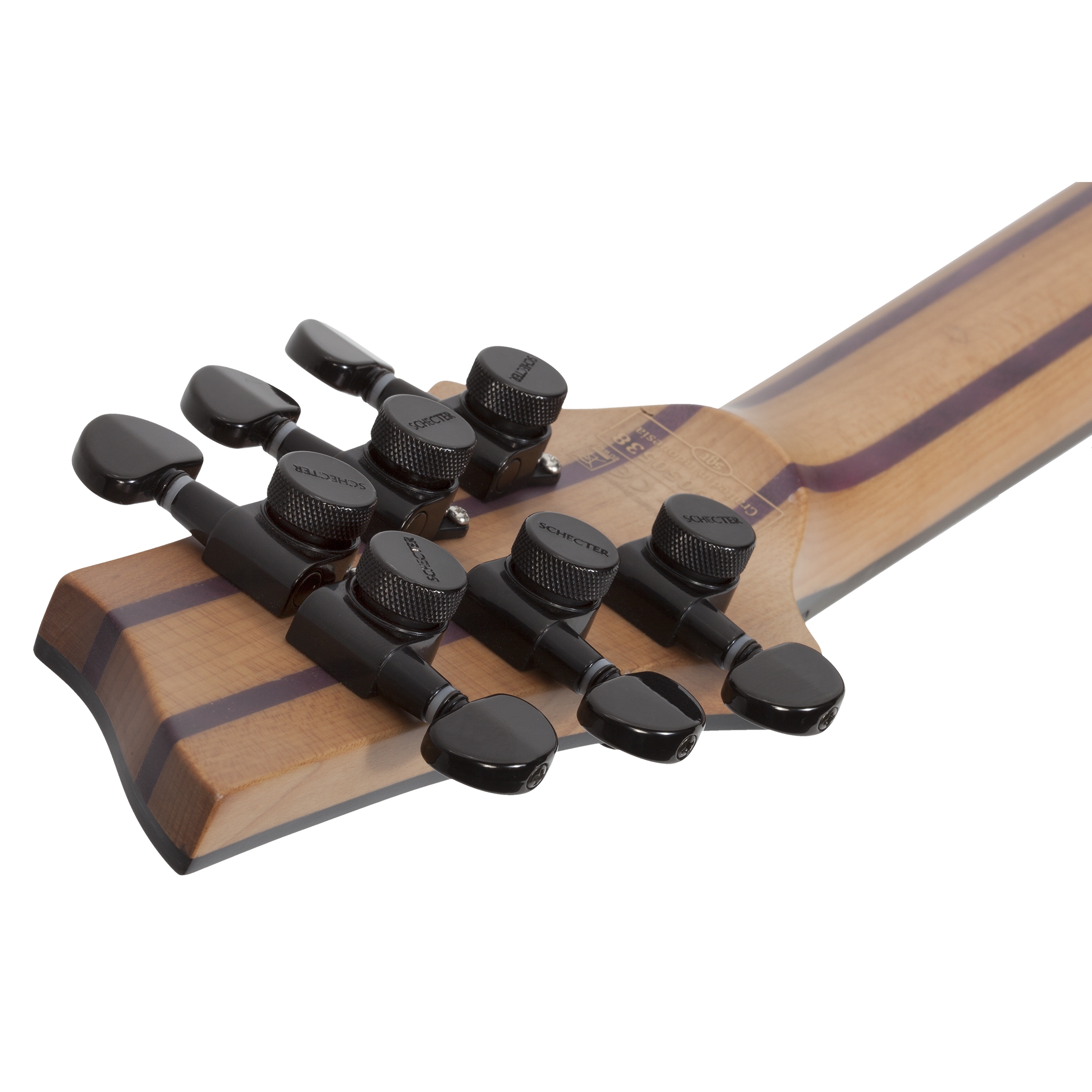 Schecter C-1 Exotic Ebony Elektro Gitar (Natural Satin) 9