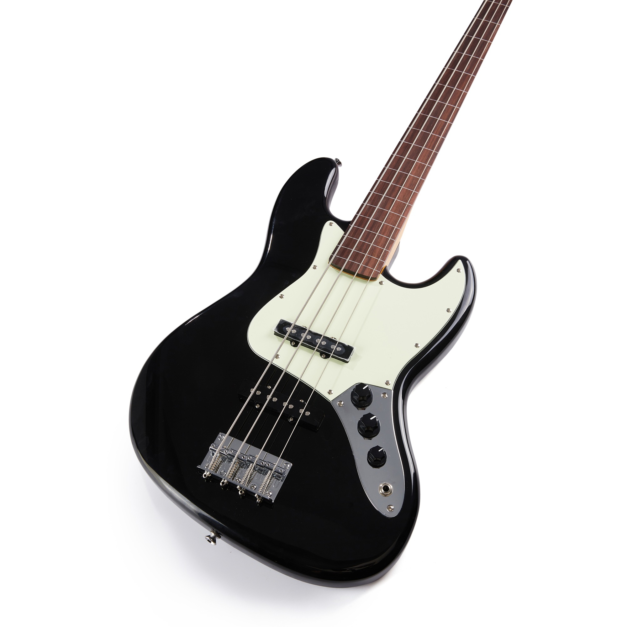 SX SJB62 Perdesiz Bas Gitar (Black) 4